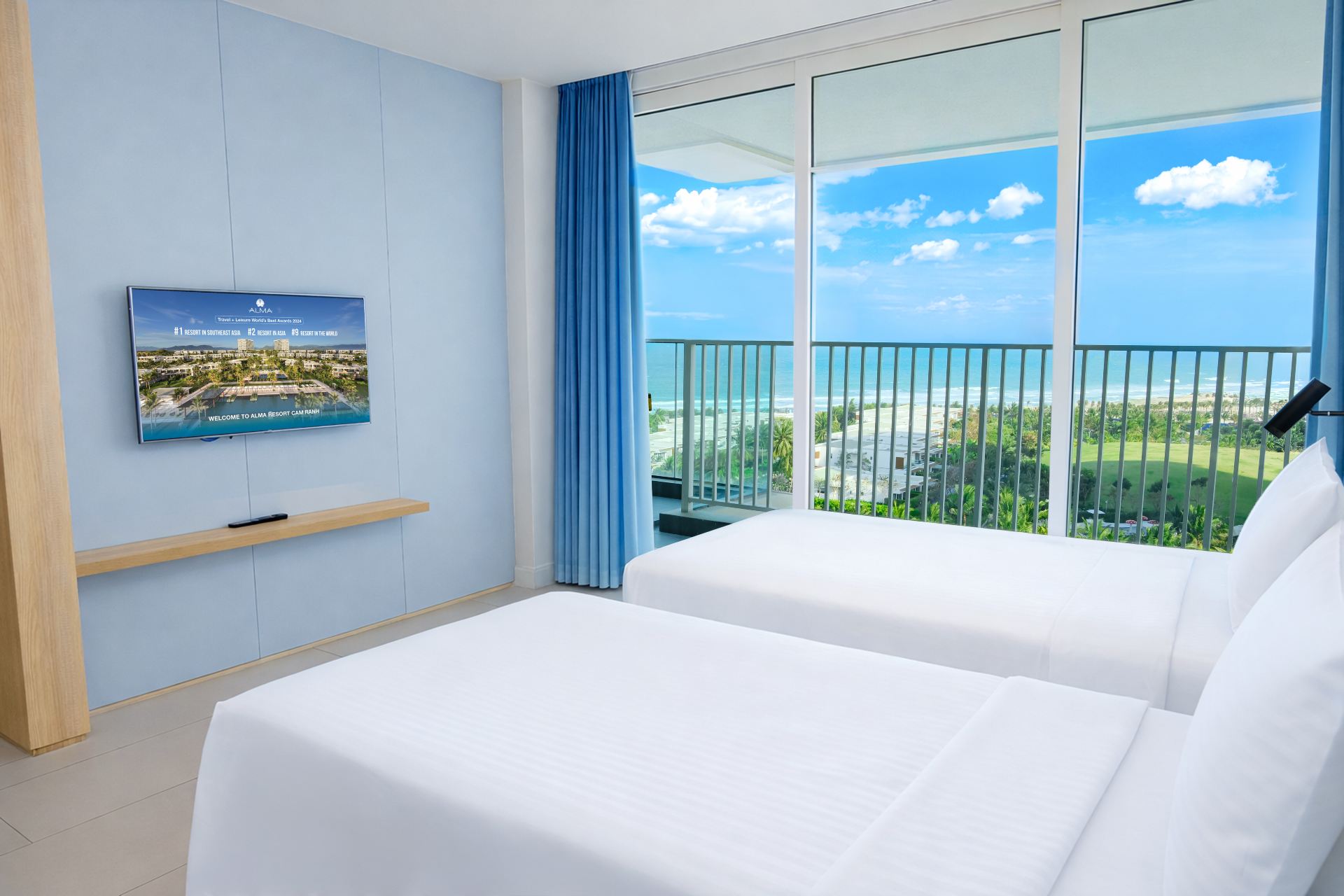 2Bedroom Suite With Terrace Panoramic Ocean View-1King&1Twin - 2