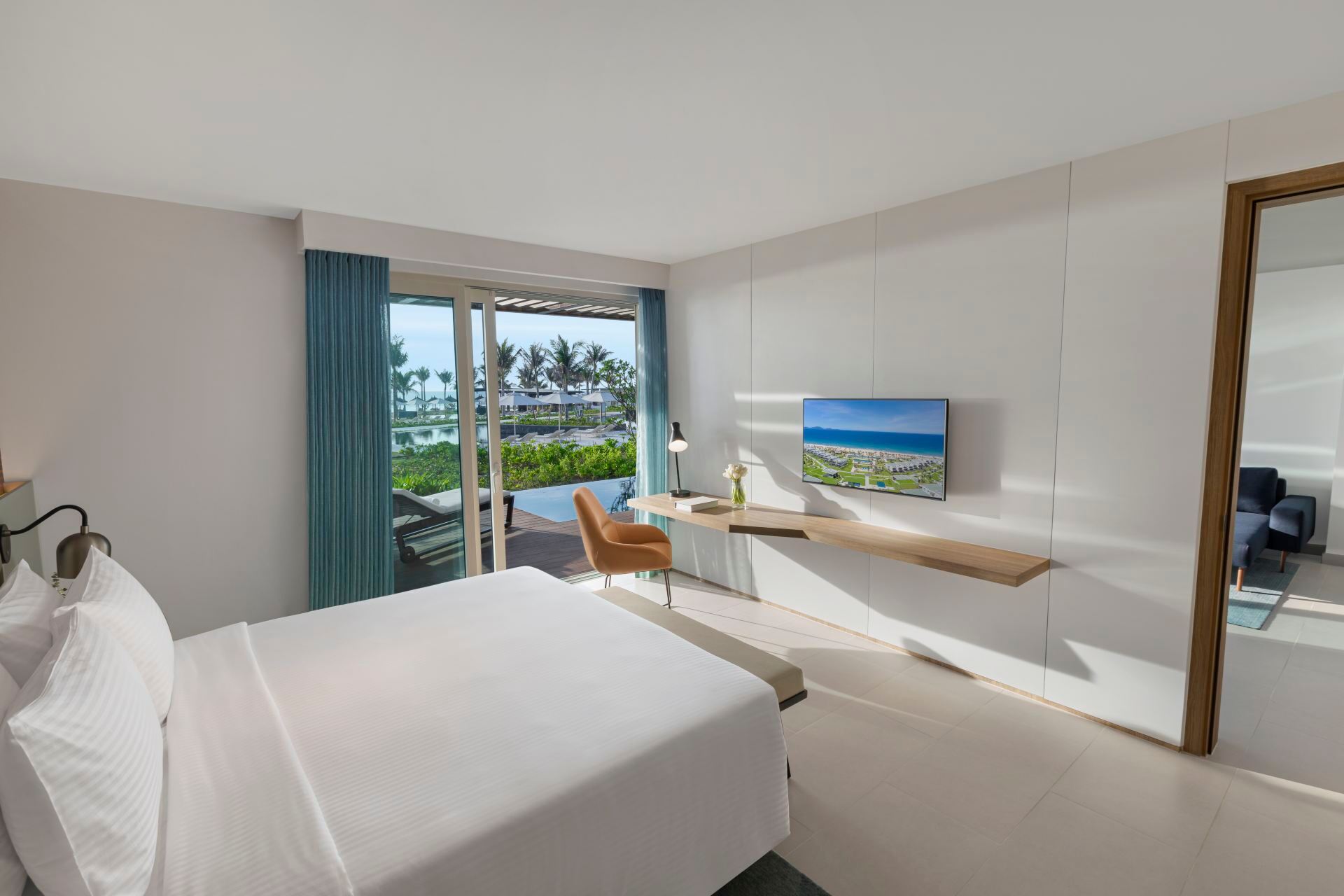 1 Bedroom Villa, Private Pool, Ocean View - King Bed - 3