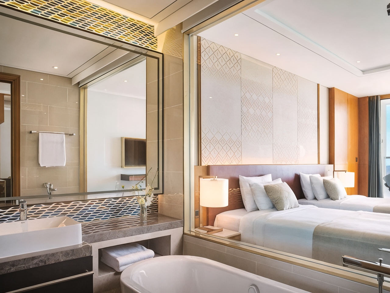 Deluxe Twin Room With Sea View - 5