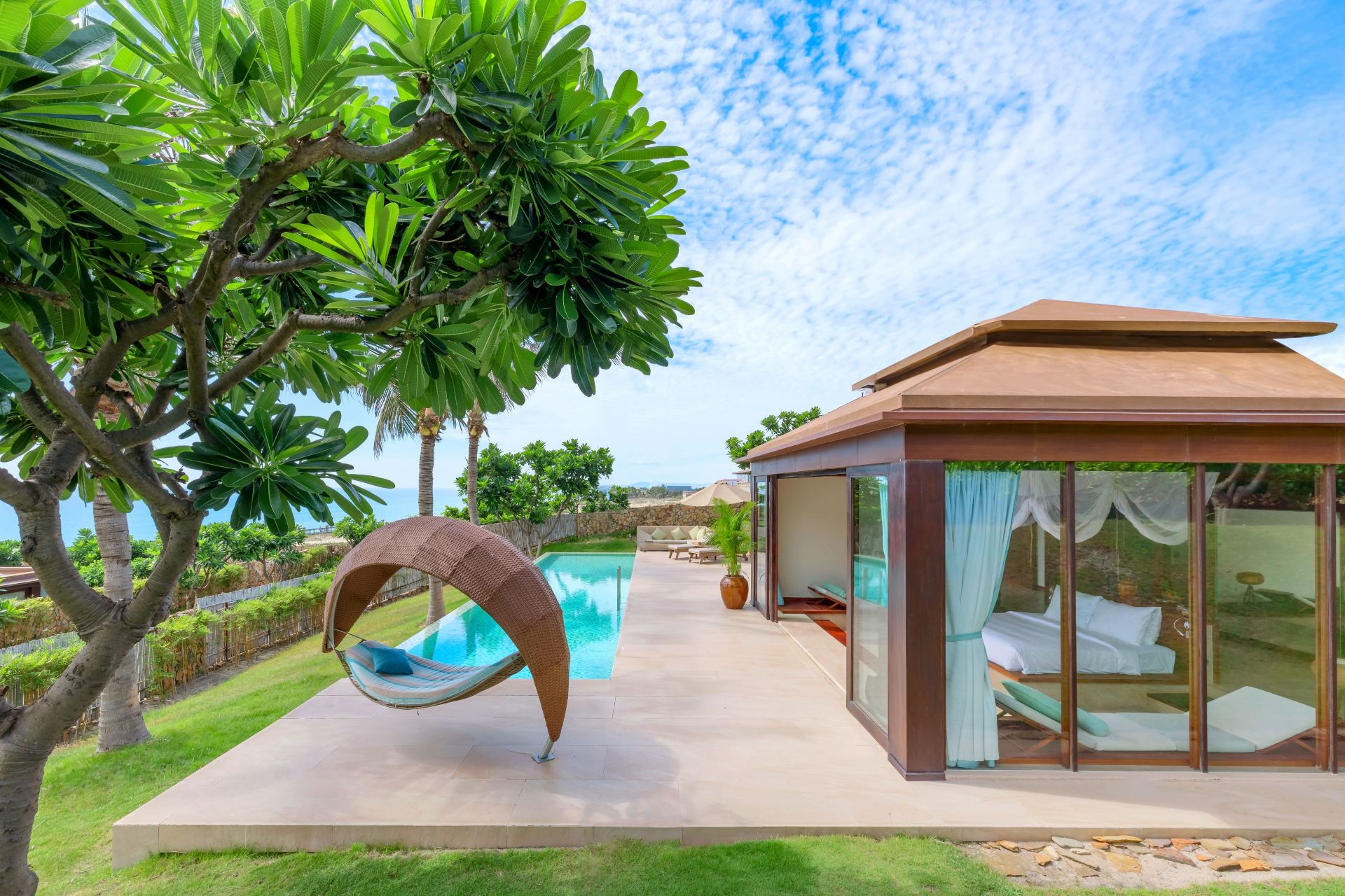 Two-Bedroom Ocean View Pool Villa - All Spa Inclusive